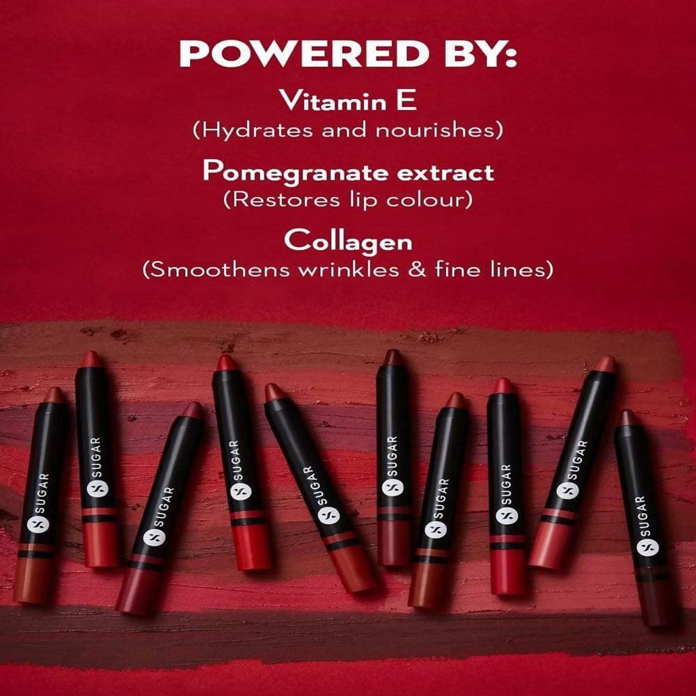 Sugar Plush Crush Creme Crayon - Berry Belle (Berry Red)