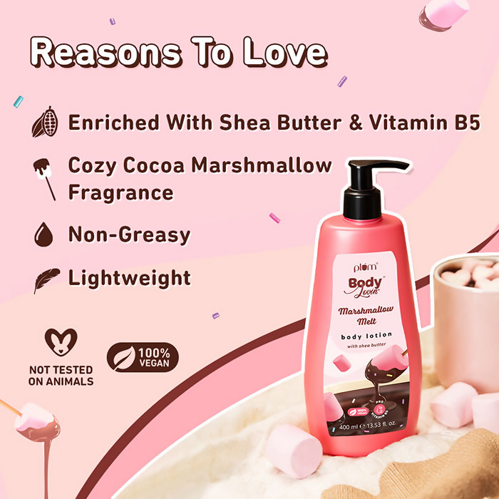 Plum BodyLovin Marshmallow Melt Body Lotion With Shea Butter & Vitamin B5