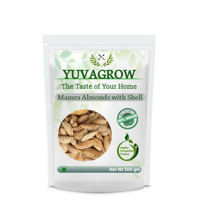 Yuvagrow Mamra Almonds With Shells Hover Image