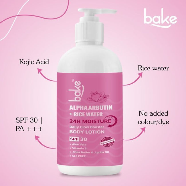 Bake Alpha Arbutin Body Lotion SPF 30 Main Image