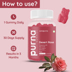 Purna Rosemary Oil Gummies - Rose