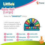 Little's Soft Plush Baby Ball With Rattle Sound Multicolor