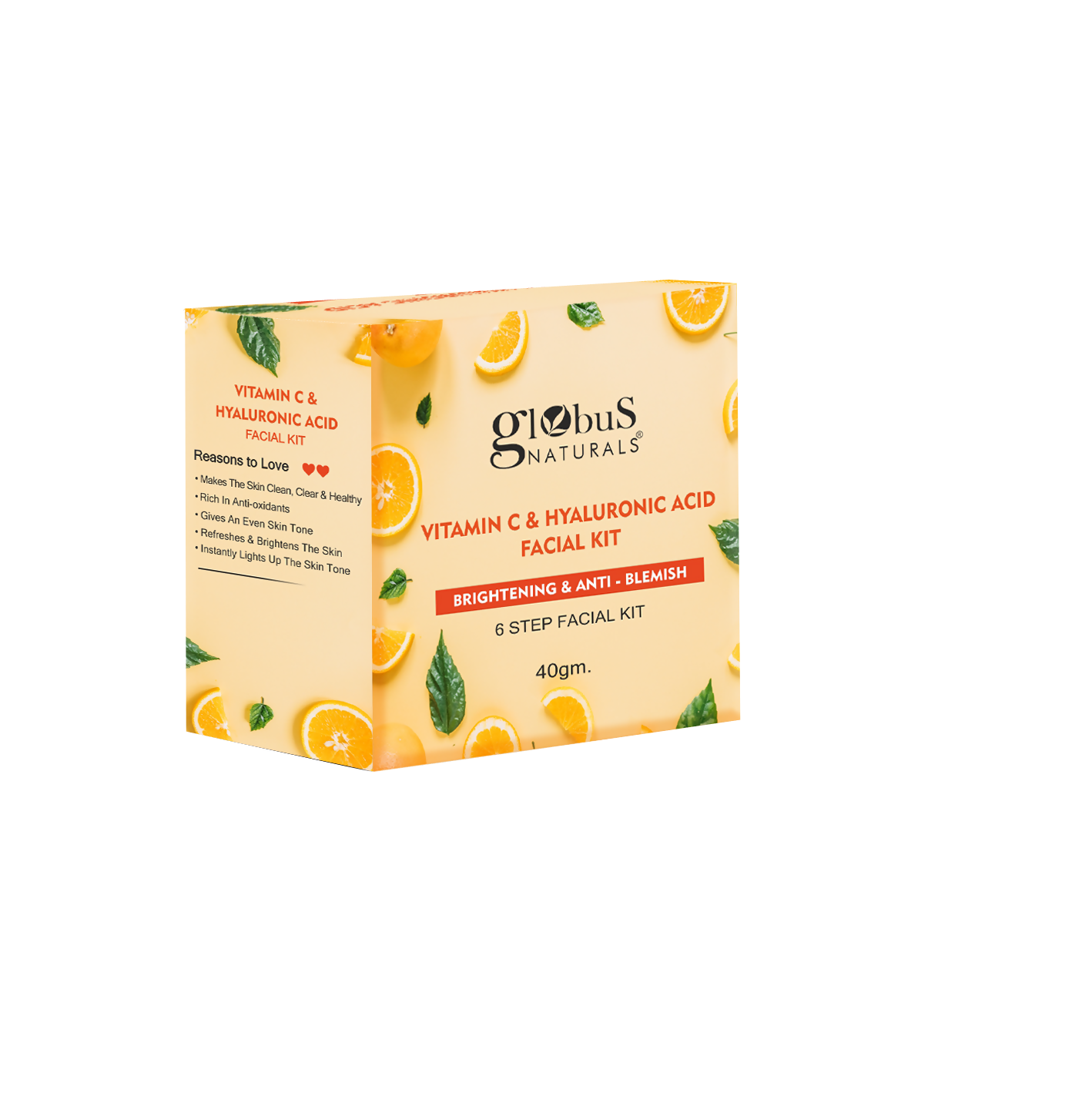 Globus Naturals Vitamin C & Hyaluronic Acid Facial Kit