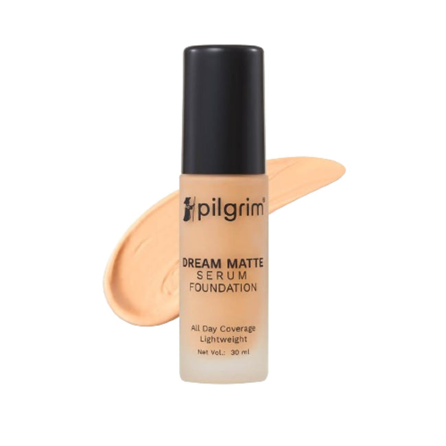 Pilgrim Dream Matte Serum Foundation With Matte & Poreless All Day Coverage Lightweight - Warm Sand Hover Image