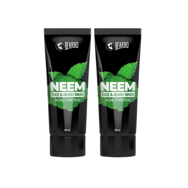 Beardo Neem Face Wash & Beard Wash Acne Control Main Image