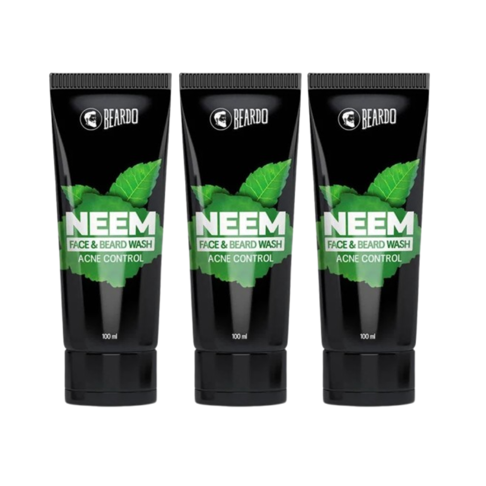 Beardo Neem Face Wash & Beard Wash Acne Control