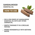 Skiura Nature 100% Natural Sandalwood Essential Oil