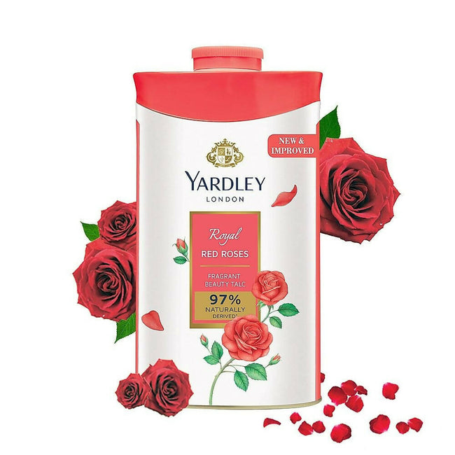 Yardley London Royal Red Rose Talc Powder For Women Hover Image