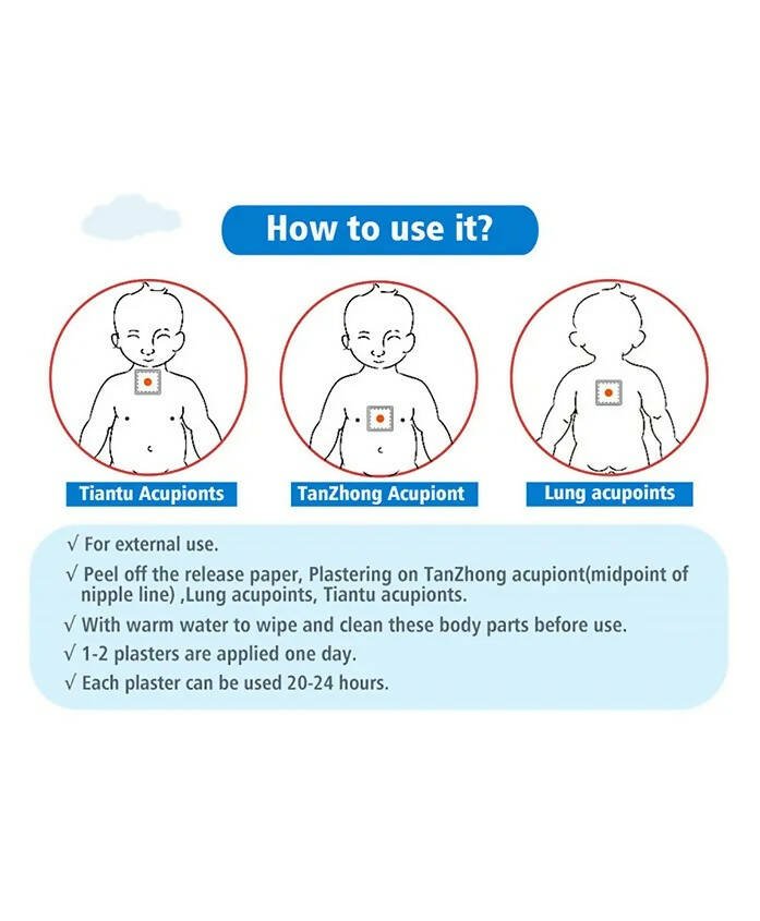 AHC Baby Cough Relief Patch For kids - 6 Patchs