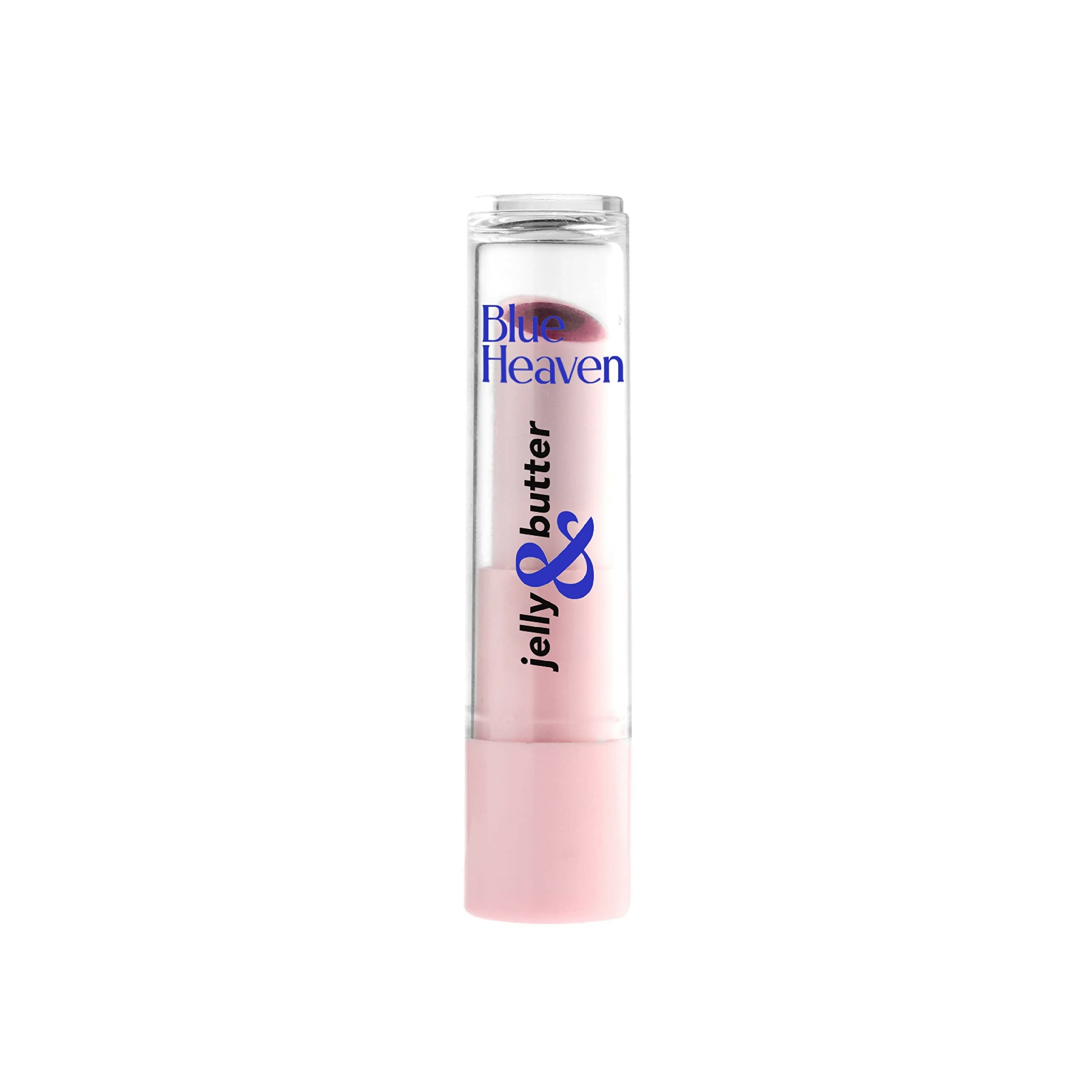 Blue Heaven Jelly & Butter Lip Balm - Pink Rose, infused with Shea Butter & Vitamin E, Fades Pigmentation