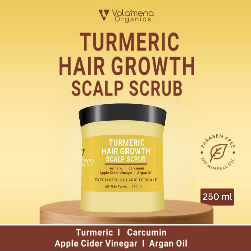 Volamena Organics Turmeric Hair Growth Scalp Scrub