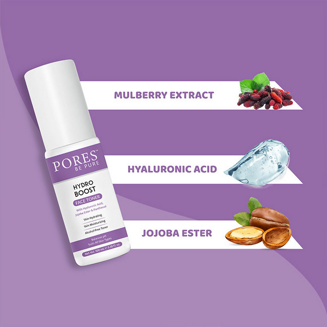 Pores Be Pure Hydro Boost Face Toner With Hyaluronic Acid Main Image