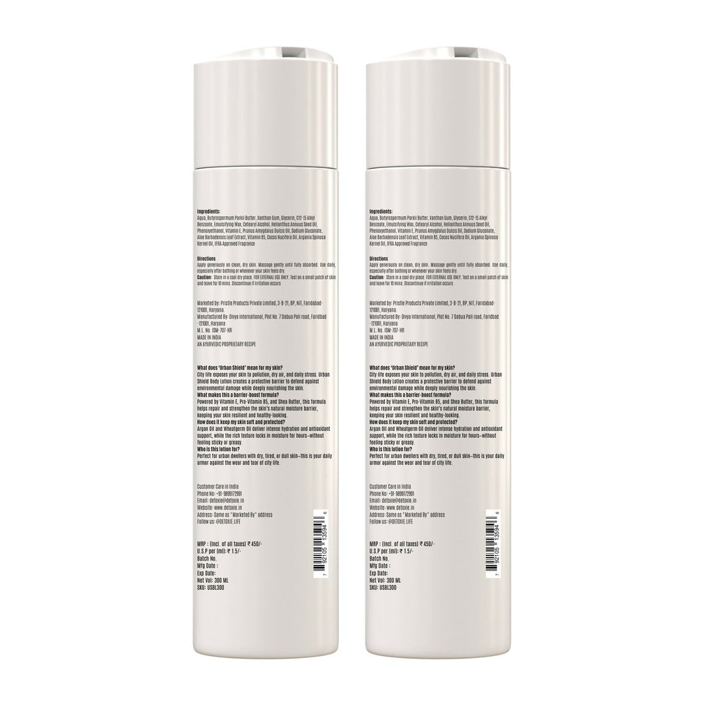 Detoxie Urban Shield Body Lotion