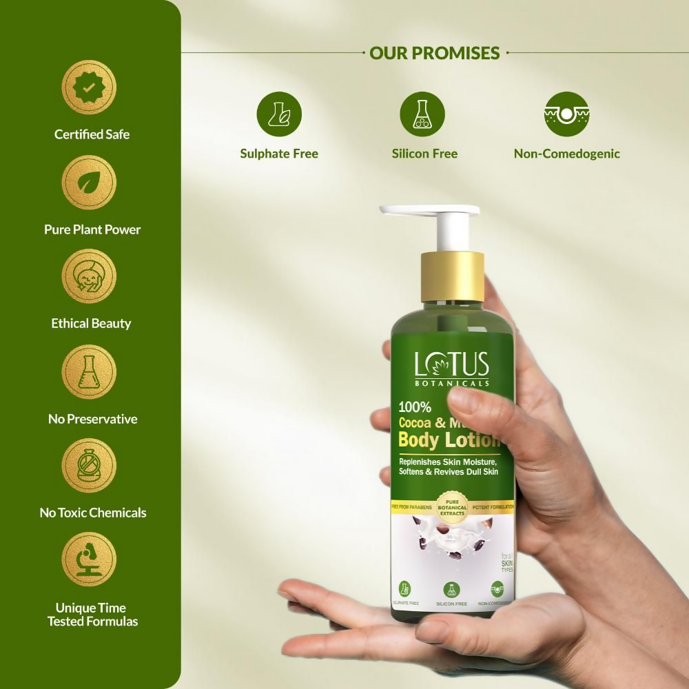 Lotus Botanicals 100% Cocoa & Murumuru Body Lotion