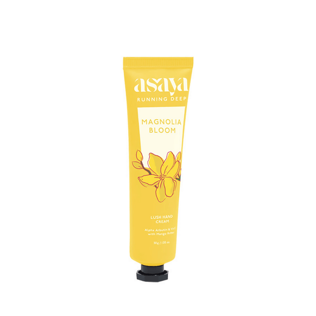 Asaya Magnolia Floral Hand Cream Softens Dry, Rough Hands For Men & Women Hover Image