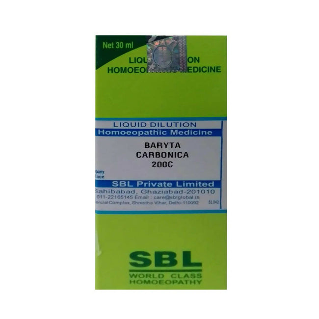 SBL Homeopathy Baryta Carbonica Dilution Main Image