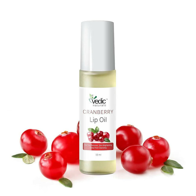 Vedic Naturals Cranberry Lip Oil Hover Image