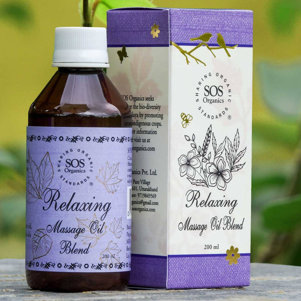 SOS Organics Relaxing Massage Oil Blend
