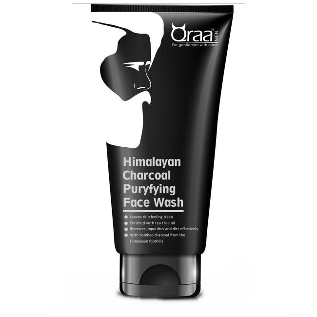 Qraa Men Himalayan Charcoal Purifying Face Wash Hover Image