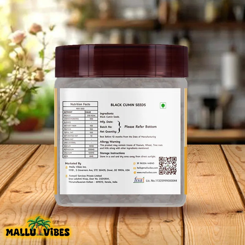 Mallu Vibes Black Cumin Seeds