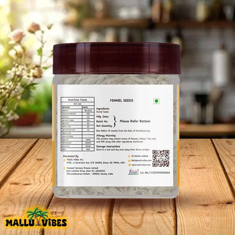 Mallu Vibes Fennel Seeds