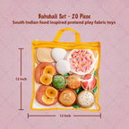 The Small Wonderland Bahubali Set-20 Piece Set-South Indian food inspired Pretend Play Food Toys
