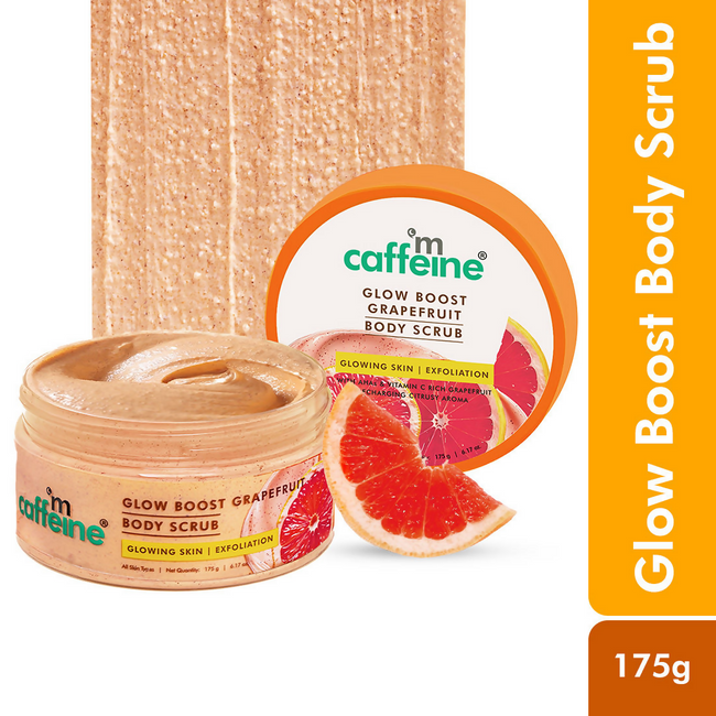 mCaffeine Glow Boost Grapefruit Body Scrub Main Image