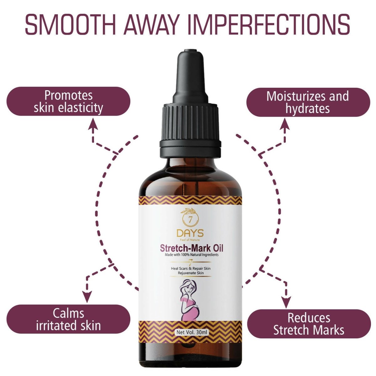 7 Days Stretch Mark Oil