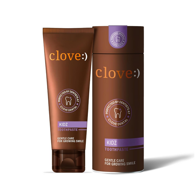 Clove Kids Toothpaste (3+years) Natural Strawberry Flavour Hover Image