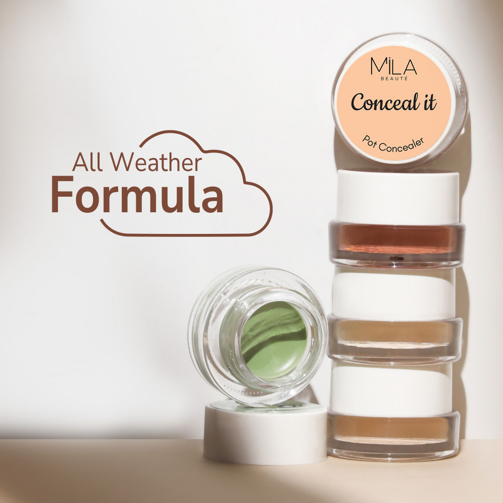 Mila Beaute Conceal It Pot Concealer Creamy Matte Finish with SPF 15 - Rose Beige