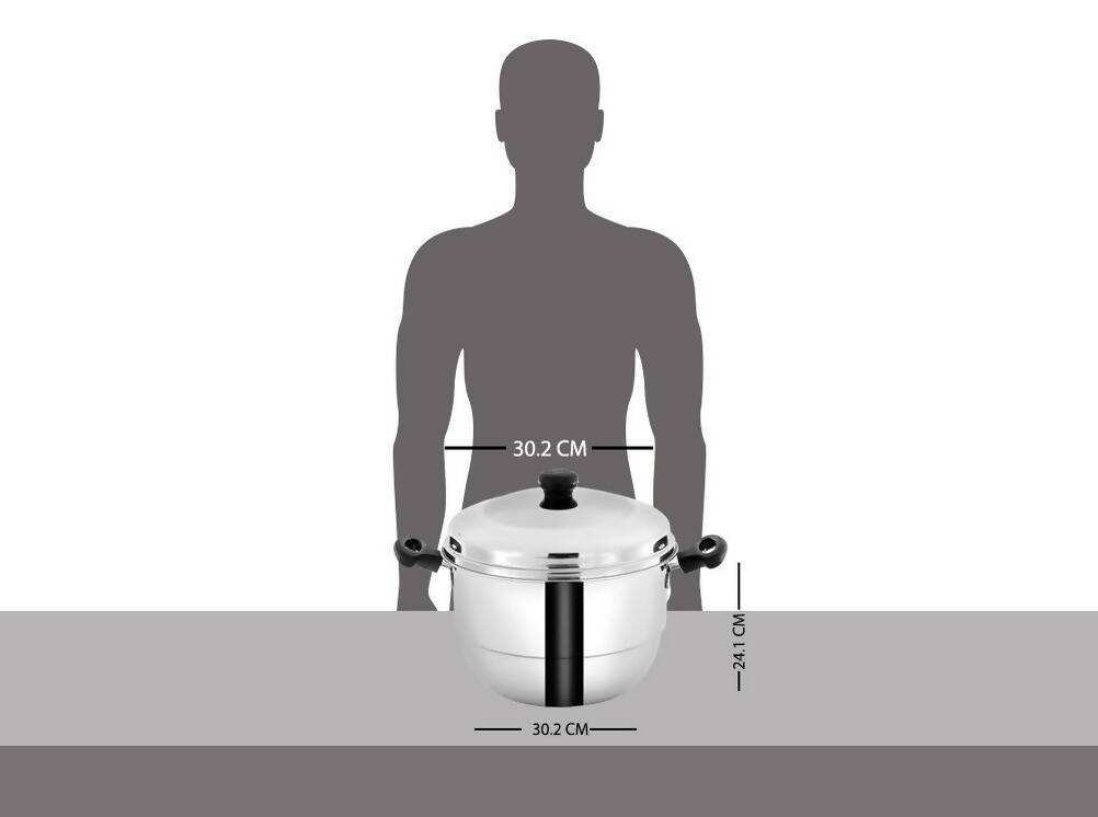 Pigeon Stainless Steel Hot 20 Idly Pot/Idly Maker with Steamer