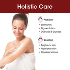 TAC - The Ayurveda Co. Kumkumadi Body Lotion for Dry Skin, Deep Nourishment & Moisturization