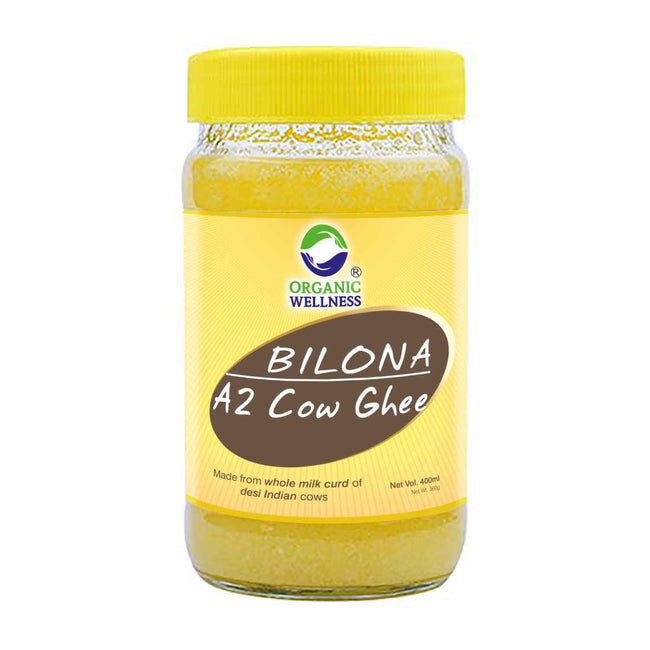 Organic Wellness A2 Bilona Cow Ghee | Vedic Bilona Method Ghee | 100% Pure, Natural & Healthy Ghee | Boost Your Energy With Premium & Traditional Ghee Hover Image