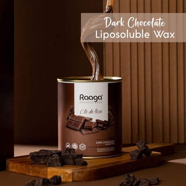 Raaga Professional Liposoluble Wax Dark Chocolate Main Image