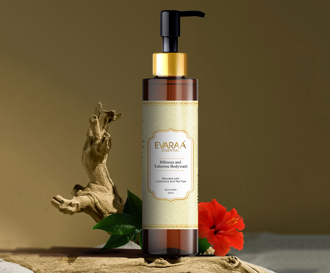 Evaraa Essential Hibiscus And Tuberose Body Wash Hover Image