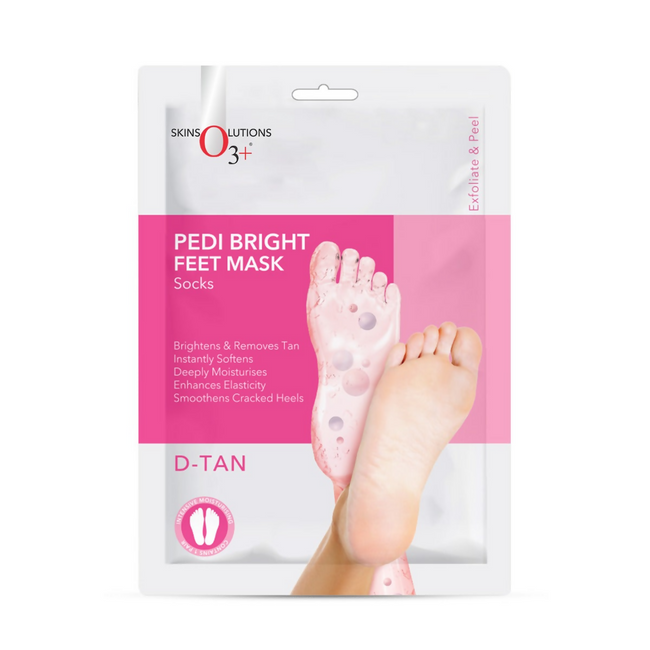 Professional O3+ Pedi Bright Foot Socks Cream Mask Main Image