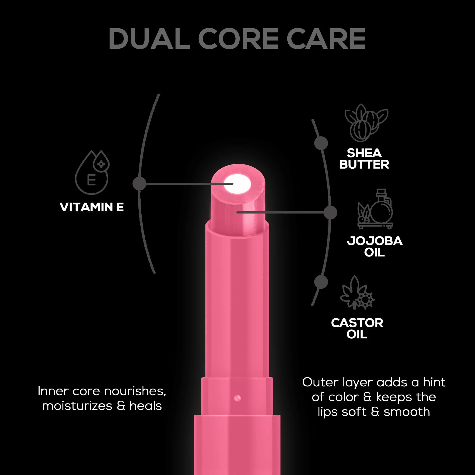 Renee Lip Fix 3 in 1 Tinted Lip Balm - Mimosa