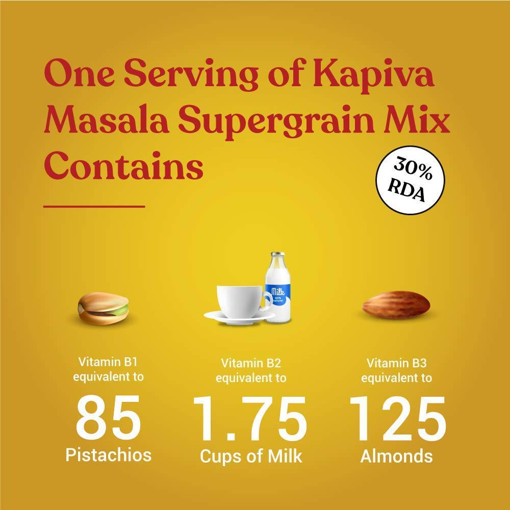 Kapiva Ayurveda Masala Supergrain Mix - Energy Boost