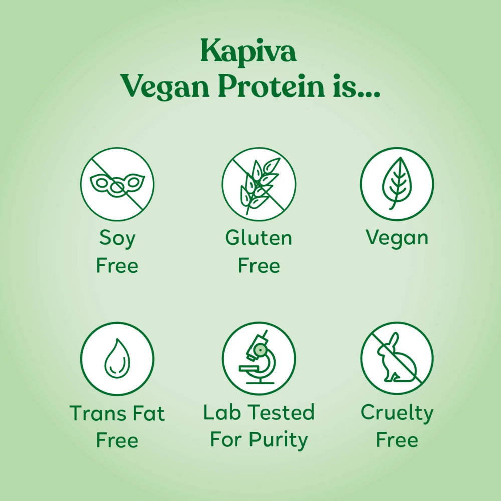 Kapiva Ayurveda Vegan Protein Post-Workout Recovery Cookies & Cream