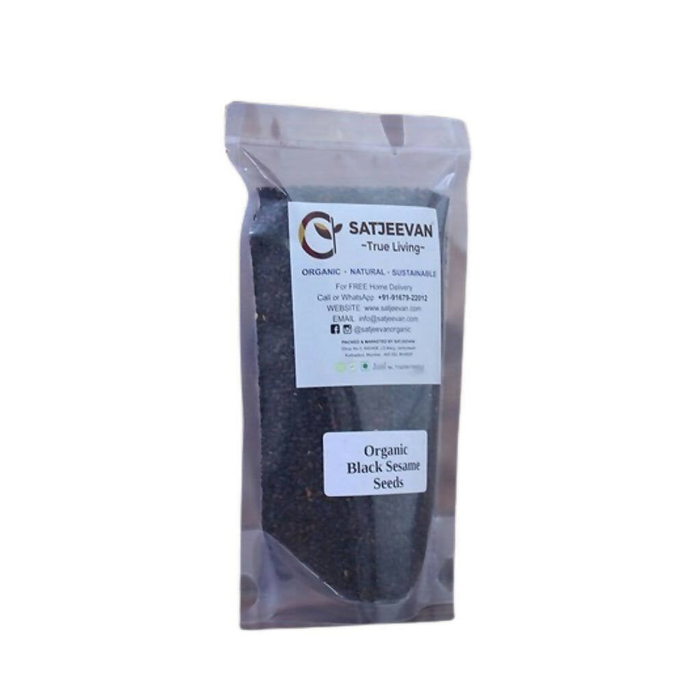 Satjeevan Organic Black Sesame Seeds
