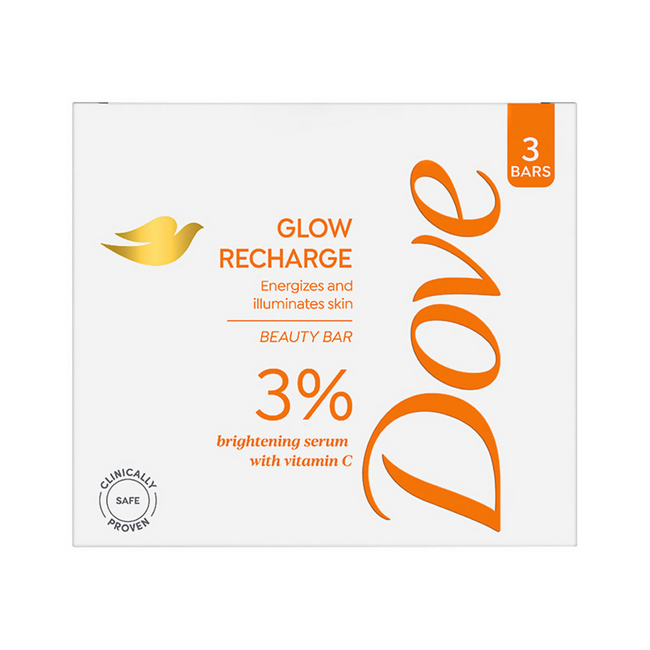 Dove Glow Recharge Serum Beauty Bar with 3% Brightening Serum + Vitamin C Hover Image
