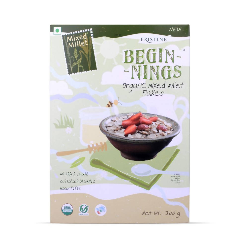 Pristine Beginnings Organic Mixed Millet Flakes