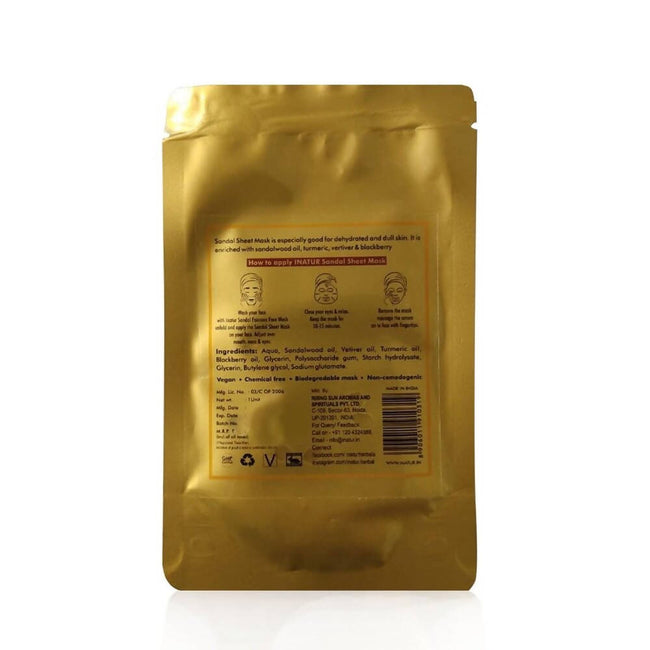 Inatur Sandal Sheet Mask Main Image