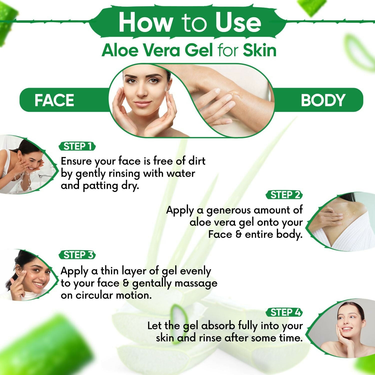 Kazima Pure Aloe Vera Gel For Hair, Acne, Scars, Dark Circles & Sunburn