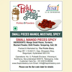 The Pickle Story Mango and Mustard (small pieces of Mango) Spicy Pickle