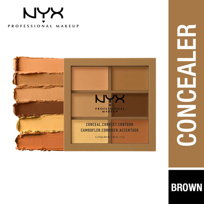 NYX Professional Makeup Conceal, Correct, Contour Palette - 3CP03 Deep/Profond Main Image
