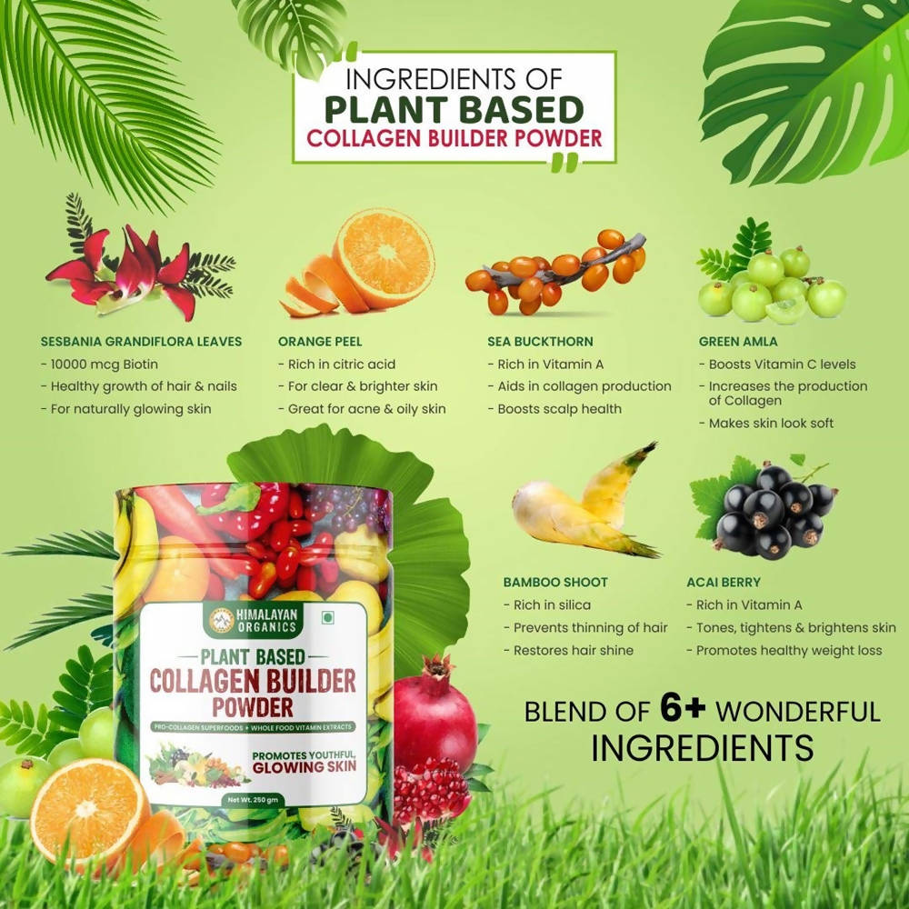 Himalayan Organics Plant Based Collagen Builder Powder