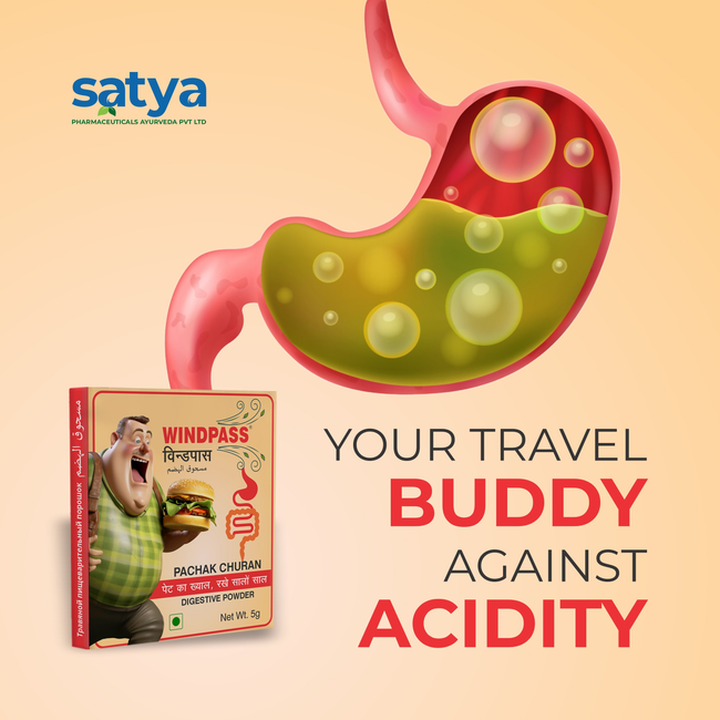 Satya Pharmaceuticals Ayurveda Windpass Pachak Churan Sachet Main Image