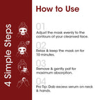 TAC - The Ayurveda Co. Kumkumadi Serum Sheet Mask | with Saffron | for Nourished & Moisturized Skin