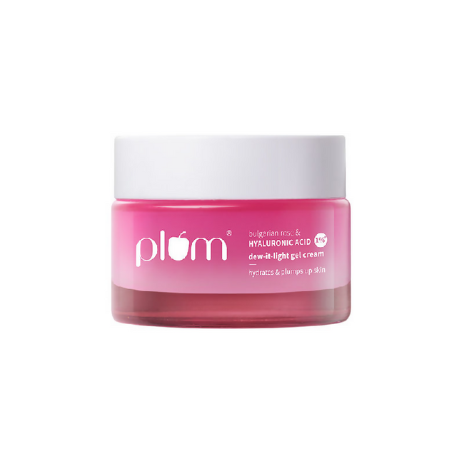 Plum Bulgarian Rose And 1% Hyaluronic Acid Dew-It-Light Gel Cream Hover Image